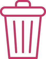 Trash Icon Style vector