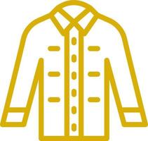 Dress Shirt Icon Style vector