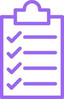 checklist Icon Style vector