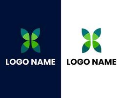 letter x and o modern logo design template vector