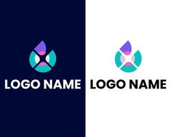 plantilla de diseño de logotipo moderno letra b vector