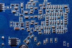 A Computer circuit technology background photo