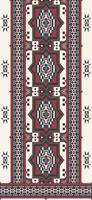 Ethnic dress, shirts pattern. Ethnic neckline embroidery pattern. Ethnic oriental geometric neckline vintage red color pattern. Tribal art shirts fashion. Neck embroidery border ornaments. vector