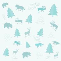 Christmas,Christmas reindeer,vector illustration vector