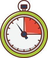 stopwatch vector illustration on a background.Premium quality symbols.vector icons for concept and graphic design.