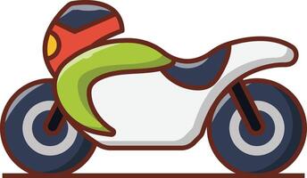 ilustración de vector de bicicleta pesada en un fondo. símbolos de calidad premium. iconos vectoriales para concepto y diseño gráfico.