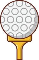 golf ball vector illustration on a background.Premium quality symbols.vector icons for concept and graphic design.