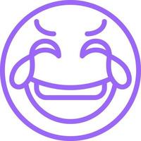 Laughing Icon Style vector