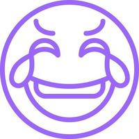 Laughing Icon Style vector