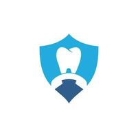 llame a la plantilla de diseño del logotipo dental. icono de diseño de logotipo de llamada dental. vector