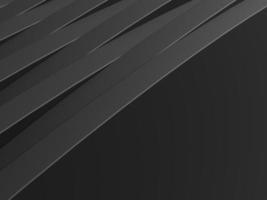 Abstract black 3d background. Elegant black background. Layer decoration. 3d rendering. photo