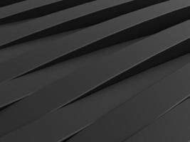 Abstract black 3d background. Elegant black background. Layer decoration. 3d rendering. photo