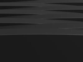 Abstract black 3d background. Elegant black background. Layer decoration. 3d rendering. photo