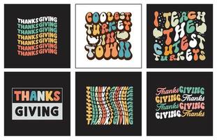 Giving thanks t shirt design bundle and print on demand vector