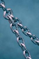 metallic chain for security, chain links photo