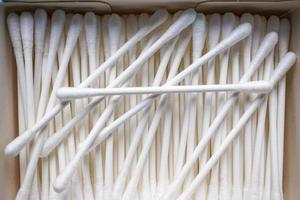cotton swabs, hygienic product and cosmetic photo