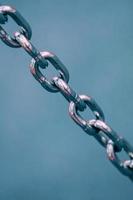 metallic chain for security, chain links photo