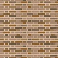 Seamless background of brown brick wall. Vector illustration.