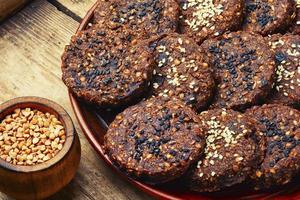 Diet buckwheat cookies. photo