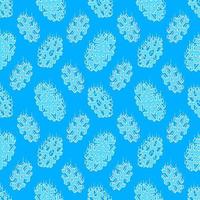 isometric snowflake seamless pattern vector