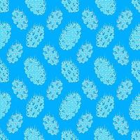 isometric snowflake seamless pattern vector