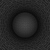 vector sayagata pattern sphere backdrop