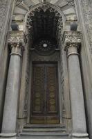 old door with columns photo