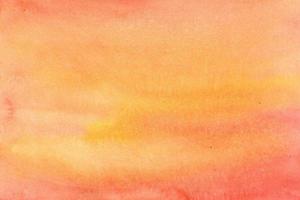 orange hand-drawn watercolor background photo