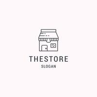 The store logo icon design template vector illustration