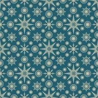 Hand drawn knit merry christmas or xmas seamless snowflake design pattern. Festive winter texture. vector