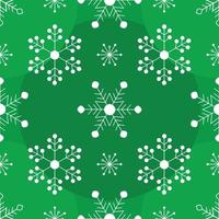 Hand drawn knit merry christmas or xmas seamless snowflake design pattern. Festive winter texture. vector