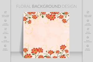 lujo dibujado a mano vintage 3d inconsútil ornamentales flores coloridas diseño floral patrón de fondo vector