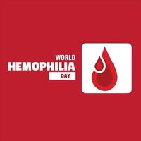 Greetings for World Hemophilia Day. Simple and Elegant Vector4.zip had upload errors vector