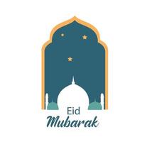 feliz Eid Mubarak vector