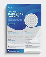 Corporate Business Flyer poster pamphlet brochure cover design vector