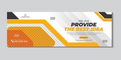 Digital marketing expert header and fashion banner design vector