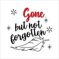 Christmas Memorial typography vector