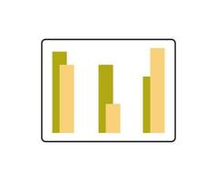 Comparing busines process, indicator performans metrics and measuring, testing analysis charts benchmarking concept flat vector illustration.