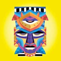 Premium Aztec Cubism Illustration