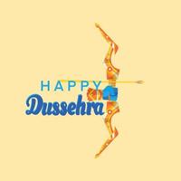 Happy Dussehra Design vector