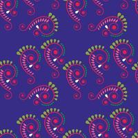 Aesthetic Contemporary printable seamless pattern with abstract line shapes and lines in bright colors. vector Illustration. Perfect for textile printing, invitations, greeting cards, wrapping papers