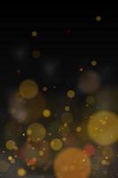 Shining bokeh isolated on transparent background. Christmas concept vector