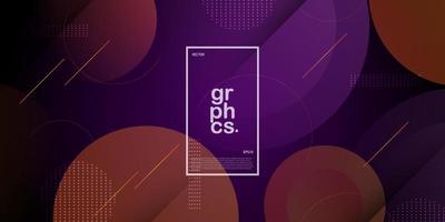 Circle modern abstract violet lavender purple with lines gradient background. simple pattern for display product ad website template wallpaper poster. Eps10 vector