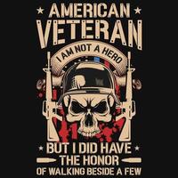 Veterans day tshirt design vector