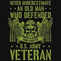 Veterans day awesome graphic tshirt design vector