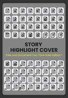 Files and Documents Two Tone Solid vector