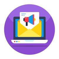 A perfect design icon of mail marketing vector