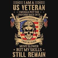 Veterans graphic tshirt design vector