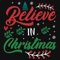 Awesome Christmas tshirt design vector