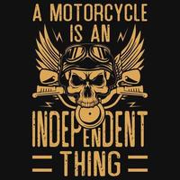 diseño de camiseta de motociclista vector